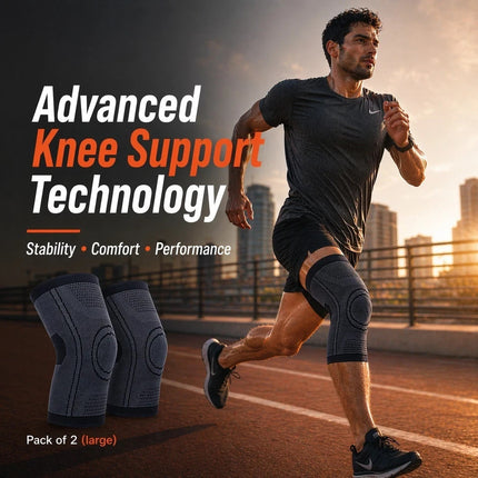 Knee Support Sleeves – 2 Pack