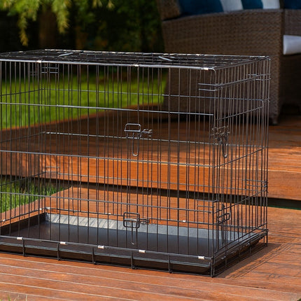Pet Cage Metal Puppy Training Crate Portable Dog Carrier Suitable for Cats & Dog