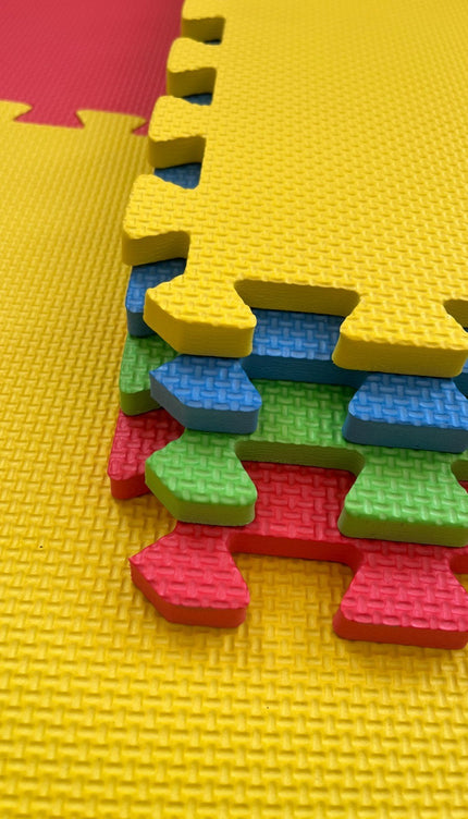 Color Eva Foam Mats Soft Floor Tiles Interlocking Kids Play Gym Exercise 60x60cm