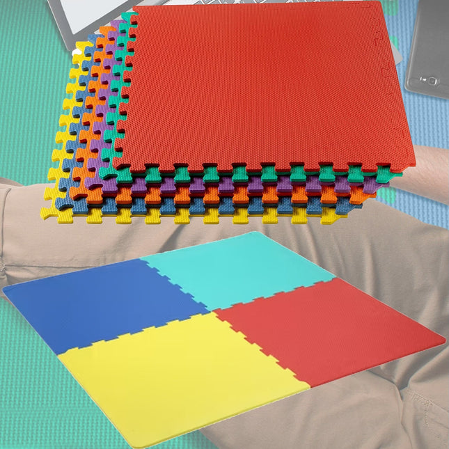 Eva Foam Multicolour Mats Soft Floor Tiles Interlocking  60x60cm