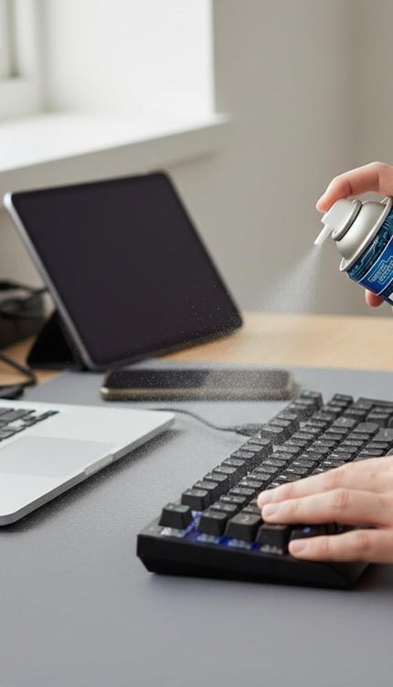 Air Duster Spray Compressed Can Cleans Laptop Printer Keyboard Tech Gadget 200ml