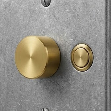Universal Dimmer Light Switch Knob Polished Brass Gold Replacement Knob