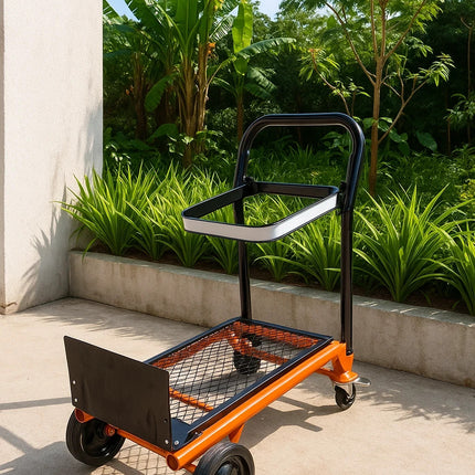 Heavy Duty Folding Sack Truck Industrial Hand Trolley Warehouse Car Cart 80kg