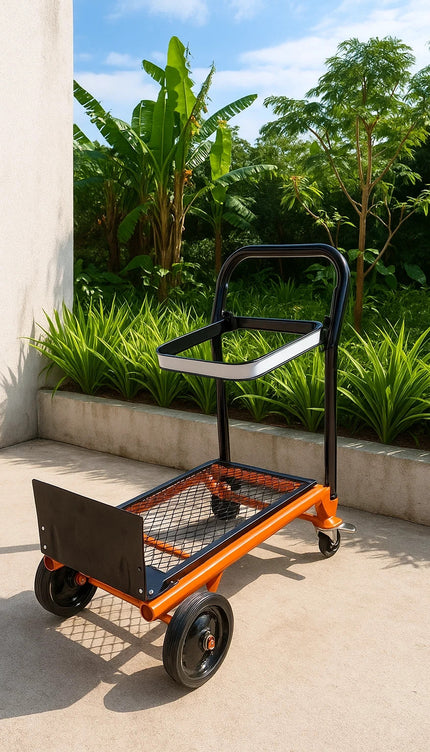Heavy Duty Folding Sack Truck Industrial Hand Trolley Warehouse Car Cart 80kg