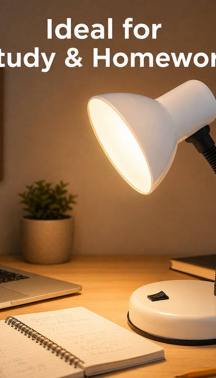 Flexible Neck Study Desk Lamp E27 40W