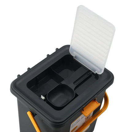 17–23L Pet Food Storage Container – Airtight Dry Food Bin with Scoop