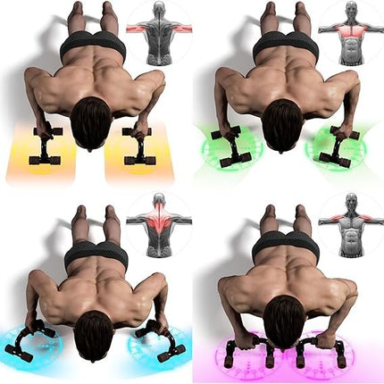 Push Up Bars Strength Training Workout Non-Slip Sturdy Structure Portable Stands