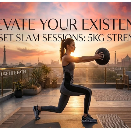 Core Balance Slam Ball 5KG Strength Gym Workout No Bounce Weighted Medicine Ball