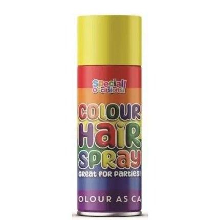 Hair Spray Temporary Rainbow Colour Party Halloween Cosplay Easy Wash - 200ML