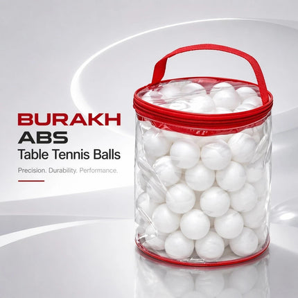 Table Tennis Balls 100 PCS ABS Durable Match Play&Training Practice 3 Star Balls
