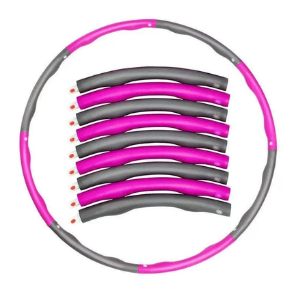 Weighted Exercise Hula Hoop 1 KG Foam Padded Adults Sport Fitness Personal Gym