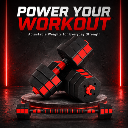Dumbbells 40KG Adjustable Octagonal Strength Set