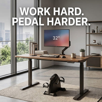 Mini Exercise Bike Pedal Exerciser Portable Foot Cycle Arm & Leg Under Desk Bike
