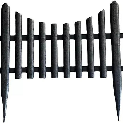 Lawn Border Edge Fence 10 Pack Wood Effect Edging