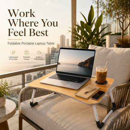 Foldable Laptop Table | Portable Desk