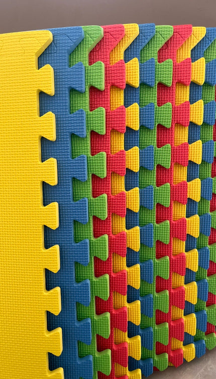 Color Eva Foam Mats Soft Floor Tiles Interlocking Kids Play Gym Exercise 60x60cm