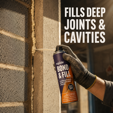 2X Expanding Foam Filler Spray 500ml PU Bond Fill Sealing CrackS Insulating Gap