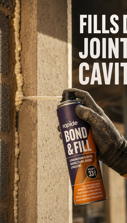 2X Expanding Foam Filler Spray 500ml PU Bond Fill Sealing CrackS Insulating Gap