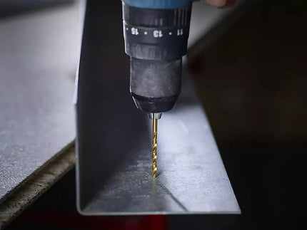 8X Erbauer Drill Bit DRL37384 High Quality Durable Metal Golden 4mm Bit