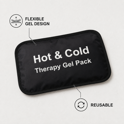 Hot Cold Gel Pack Reusable Heat Ice Therapy Migraine Sports Injury Pain Relief