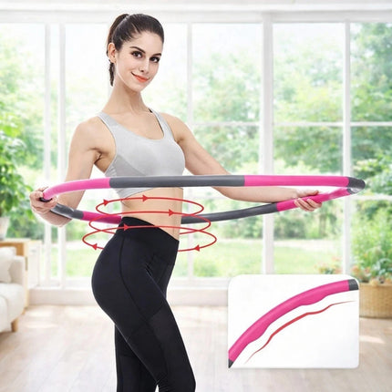 Weighted Exercise Hula Hoop 1 KG Foam Padded Adults Sport Fitness Personal Gym