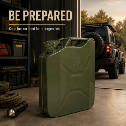 Metal Jerry Can 5L 10L 20L & Spout Heavy Duty Petrol Diesel Storage Container
