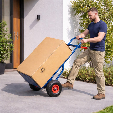 150kg Heavy-Duty Steel Sack Truck Trolley