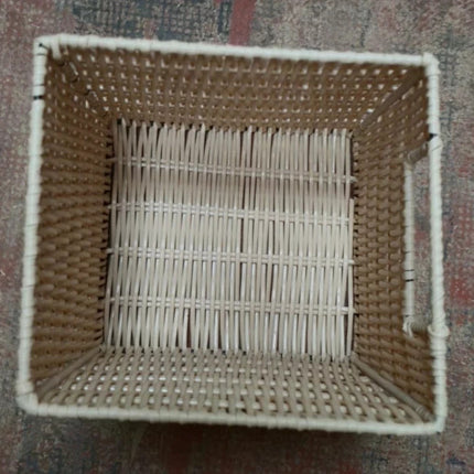 3 Drawer Slim Bathroom Storage Unit Woven Organizer Cabinet Box for Bathroom Use