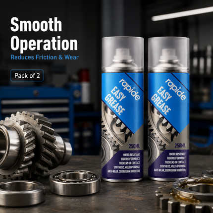 2x Easy Grease Spray Lubricant Synthetic Oil Waterproof Rust Protection 250ml