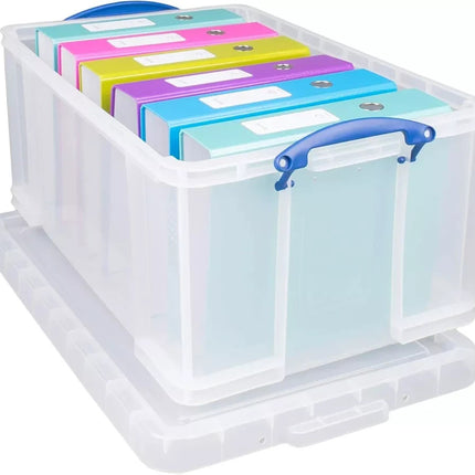 42L Clear Storage Box with Lid