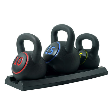 Kettlebell Weight Set 3pcs Weight Lifting Exercise 30LB Home Gym Fitness Workout