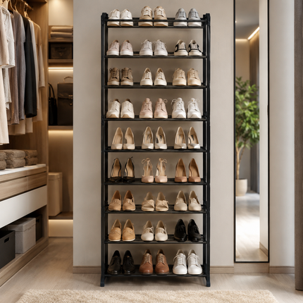 10-Tier Shoe Storage Rack