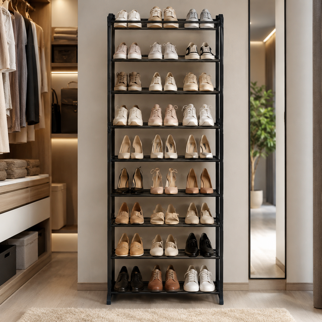 10-Tier Shoe Storage Rack