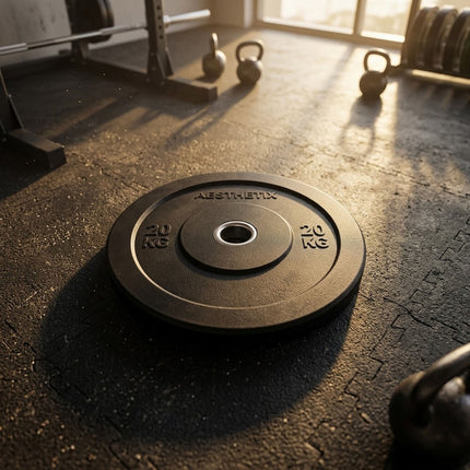 Rubber Weight Plates Dead Lifting Gym Fitness Dumbbell Barbell Olympic Discs