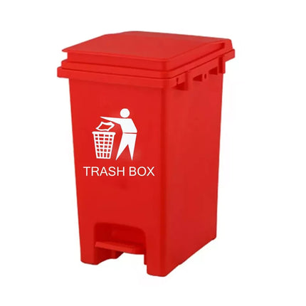 Slim Pedal Bin Recycling Waste Rubbish Dustbin Kitchen Bathroom Home Office Use