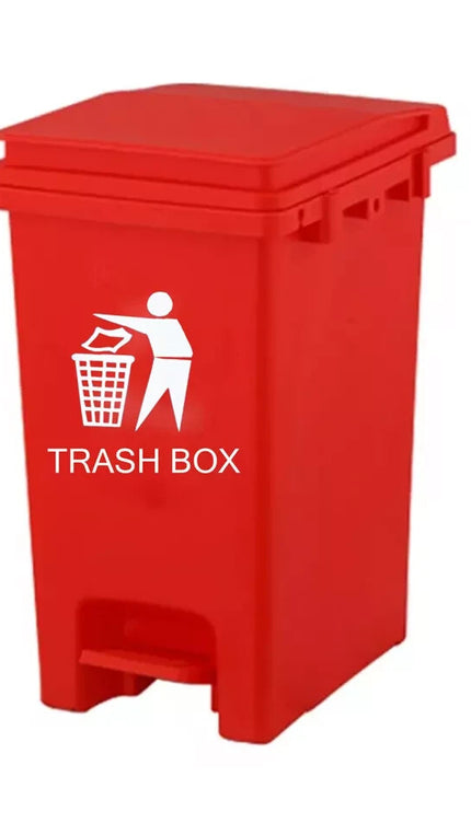 Slim Pedal Bin Recycling Waste Rubbish Dustbin Kitchen Bathroom Home Office Use