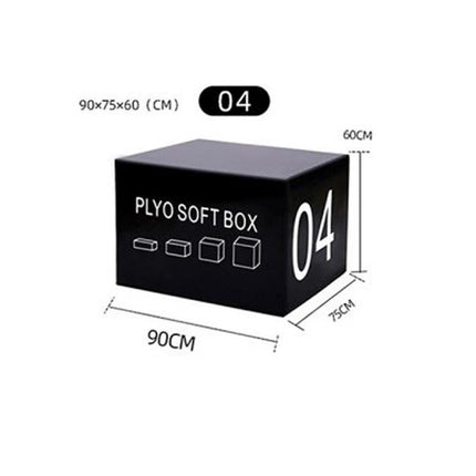 60cm Soft Foam Plyometric Jump Box Stackable Gym Fitness Exercise Equipment