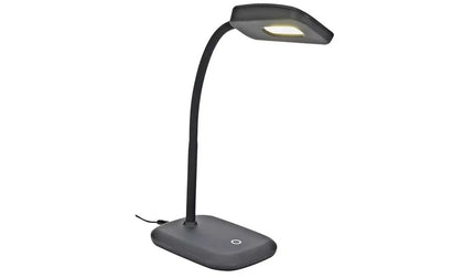 Silby Soft Touch LED Desk Lamp Black Flexible Neck 3 Levels Brightness B/Damage