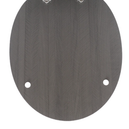 18" Universal Toilet Seat MDF Wooden Bathroom WC Easy Fit + Fittings Novelty