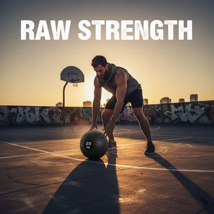 Core Balance Slam Ball Bounce Resistance Gym Yoga Weighted Medicine Ball 25KG
