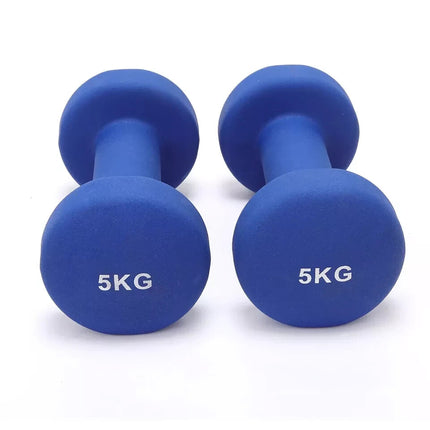 5kg Neoprene Dumbbells – Pair