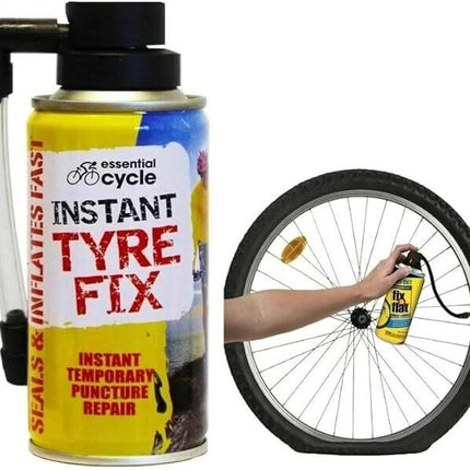Instant Tyre Fix Spray 200ml Bike Car Puncture Repair Kit