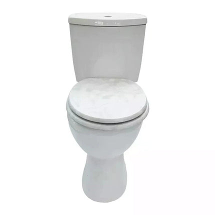 18" MDF UNIVERSAL BATHROOM WC TOILET SEAT QUICK EASY FIT WOODEN 18INCH