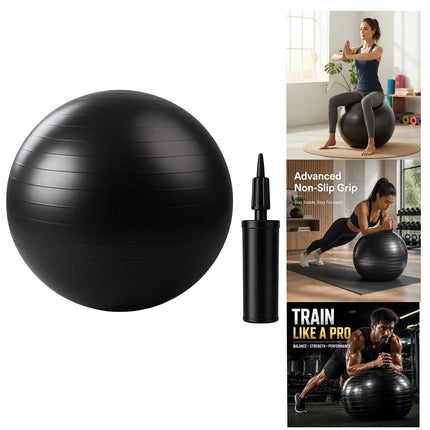 Yoga Ball With Pump Anti Burst For Pregnancy Pilates Core Pilates Physiotherapy