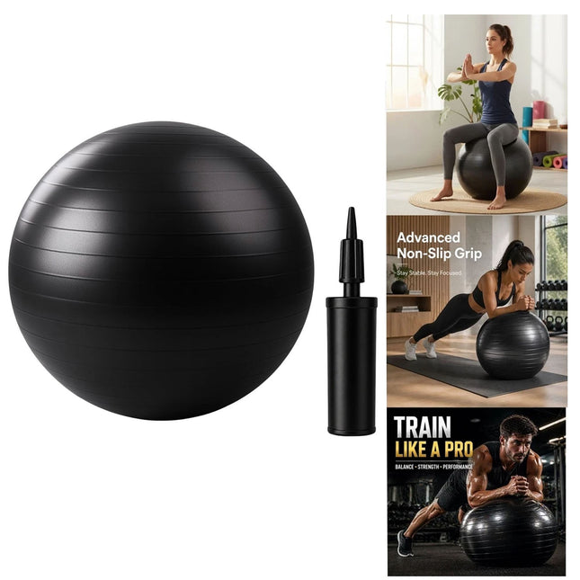Yoga Ball With Pump Anti Burst For Pregnancy Pilates Core Pilates Physiotherapy