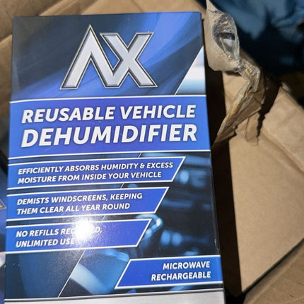 AX Reusable Vehicle Dehumidifier – Absorbs Moisture & Keeps Windscreens Clear