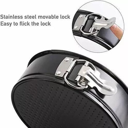 3 Pack Non-Stick Springform Cake Tins