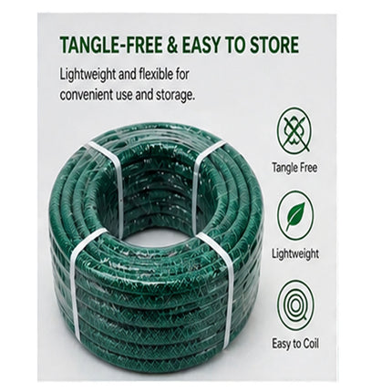 Reinforced PVC Garden Hose Reel Set (5m-200m)
