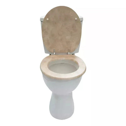 18" MDF UNIVERSAL BATHROOM WC TOILET SEAT QUICK EASY FIT WOODEN 18INCH
