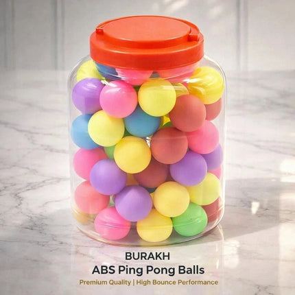 ABS Table Tennis Balls with Storage Jar for Training & Games